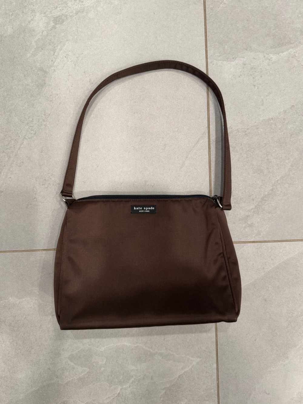 kate spade Brown Nylon Shoulder mini shoulder Bag - Picture 1 of 8